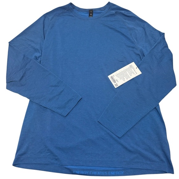 LULULEMON | Metal Vent Tech Long-Sleeve Shirt Pipe Dream Blue/Pitch Blue XXL - Picture 5 of 10